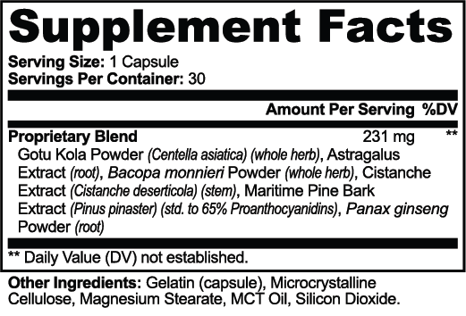 Orvela - Gotu Kola & Bacopa Clarity Complex