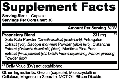 Orvela - Gotu Kola & Bacopa Clarity Complex